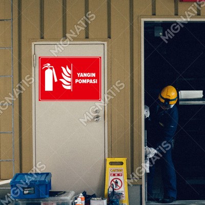 Yangın Pompası Levhası