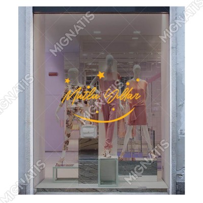 Mutlu Yıllar Yazısı ve Gülücük İşareti Simgesi Yılbaşı Cam Vitrin Mağaza Süslemeleri Mutlu Yıllar Yazısı ve Gülücük İşareti Simgesi Yılbaşı Cam Vitrin Mağaza Süslemeleri