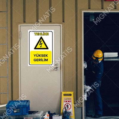 Yüksek Gerilim Levhası