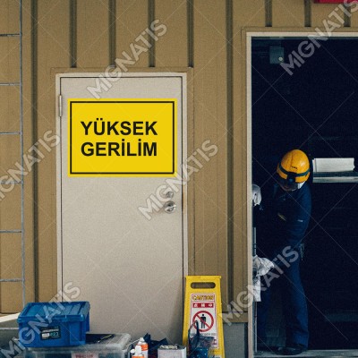 Yüksek Gerilim Levhası